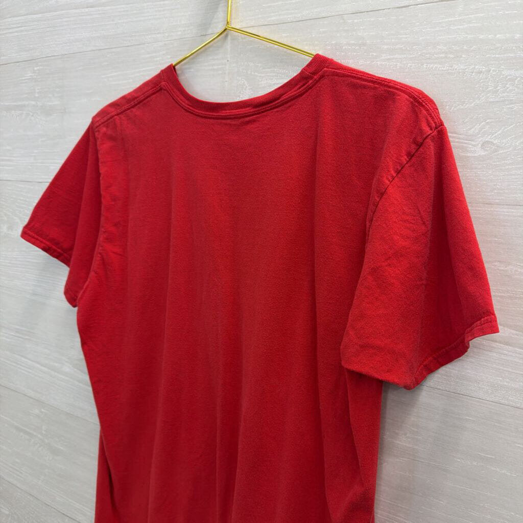 Red Georgia Short Sleeve Graphic Tee Medium