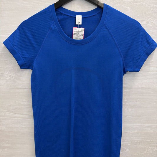 Lululemon Blue Short Sleeve Athletic Top 4