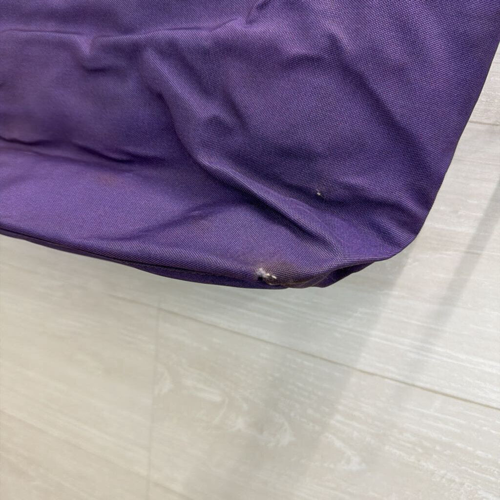 Dooney and Bourke Purple/ Brown Nylon Shopper Tote Purse