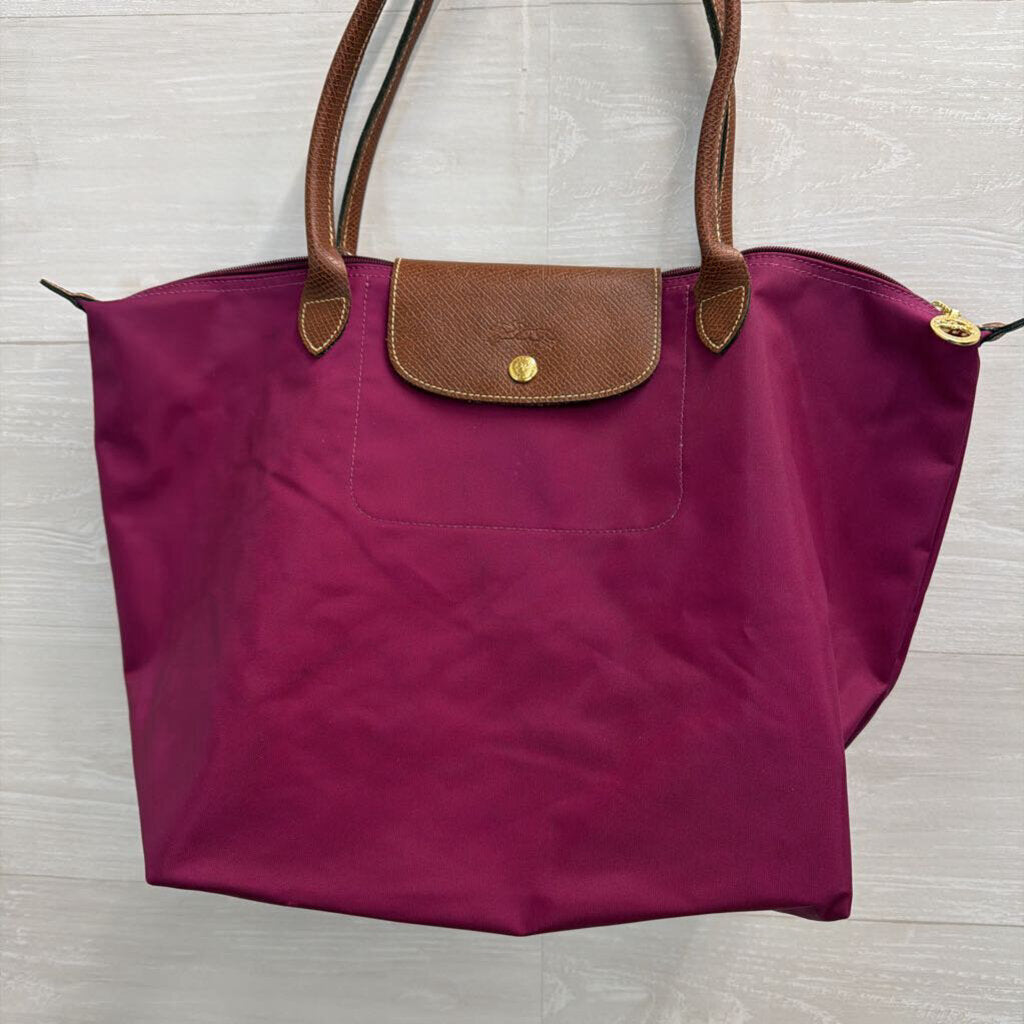 Longchamp Berry Le Pilage Nylon Tote Purse