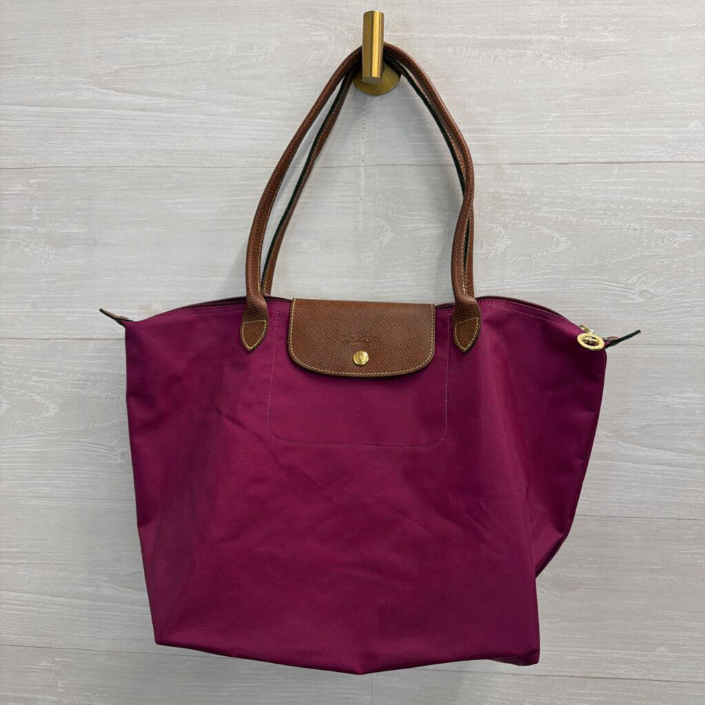 Longchamp Berry Le Pilage Nylon Tote Purse