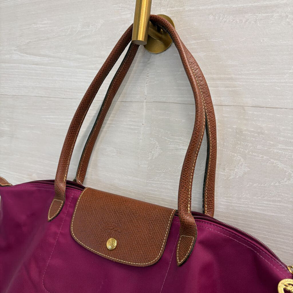 Longchamp Berry Le Pilage Nylon Tote Purse