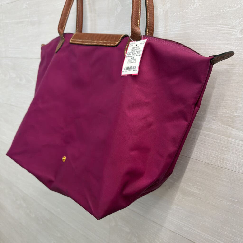 Longchamp Berry Le Pilage Nylon Tote Purse