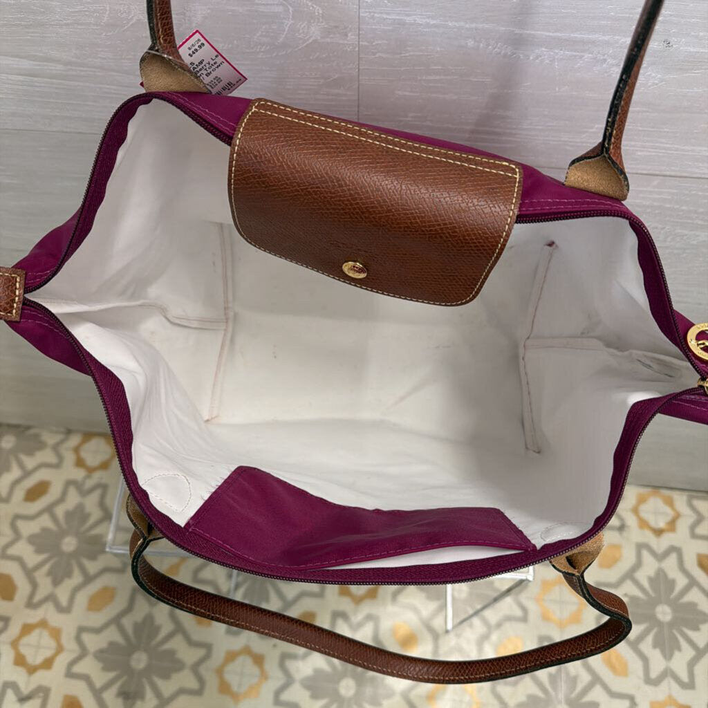 Longchamp Berry Le Pilage Nylon Tote Purse