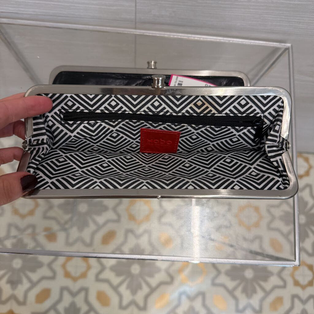 Hobo Black Lauren Clutch Wallet