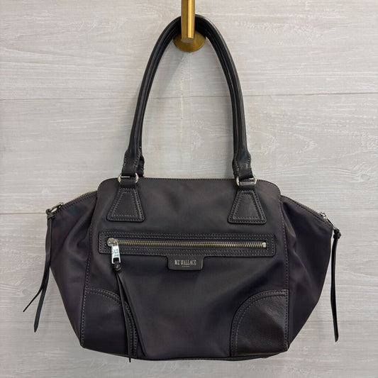 MZ Wallace Grey Nylon Markham Tote Purse