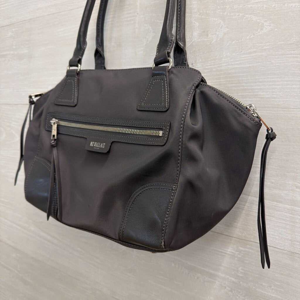 MZ Wallace Grey Nylon Markham Tote Purse