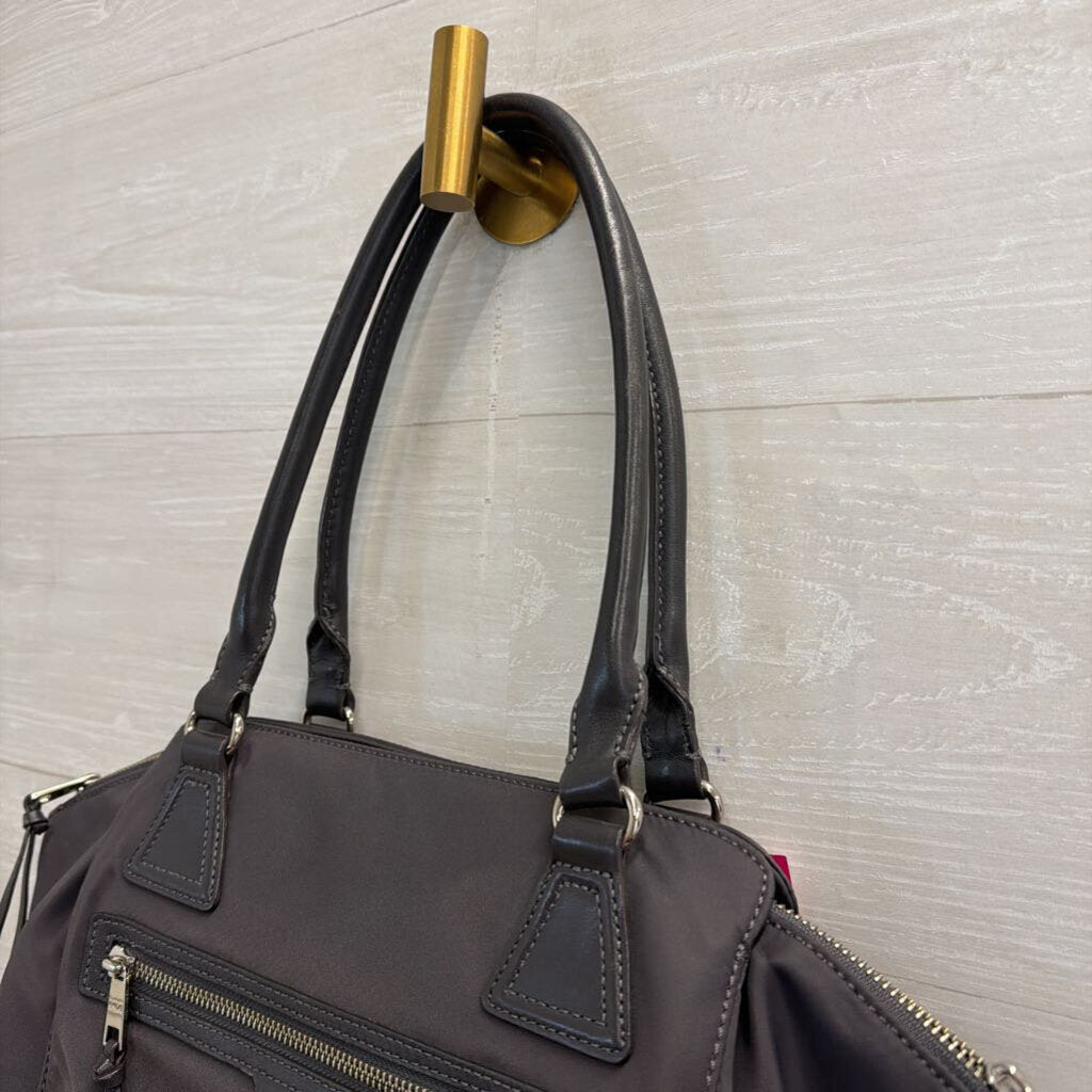 MZ Wallace Grey Nylon Markham Tote Purse
