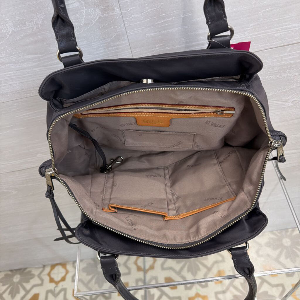 MZ Wallace Grey Nylon Markham Tote Purse