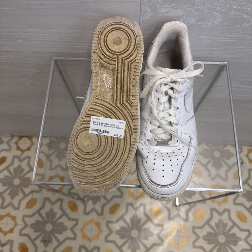 Nike White Air Force 1 '07 Sneakers 9
