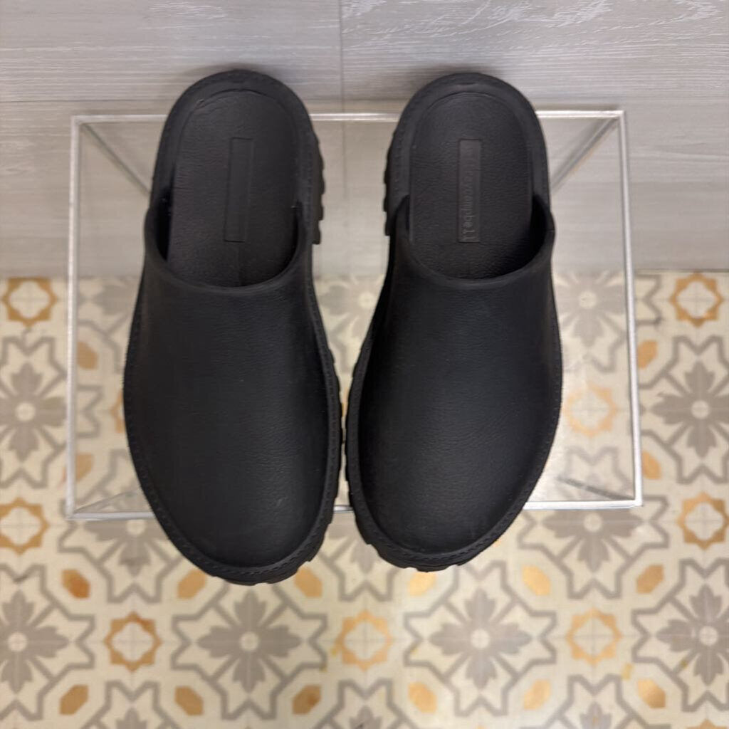 Jeffrey Campbell Black Bae Platform Mules 9
