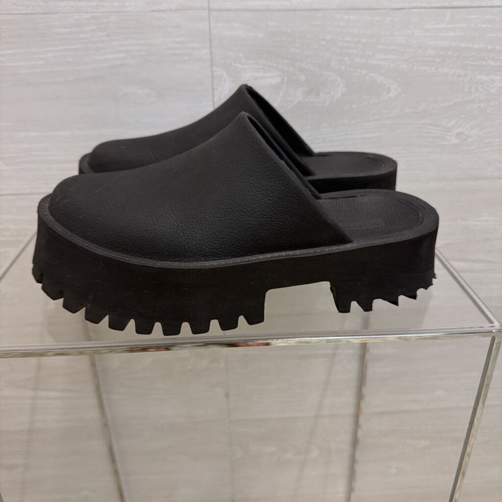 Jeffrey Campbell Black Bae Platform Mules 9