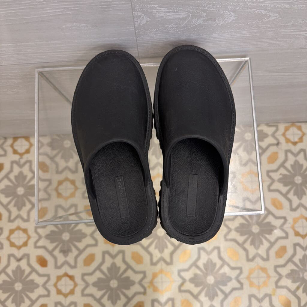 Jeffrey Campbell Black Bae Platform Mules 9