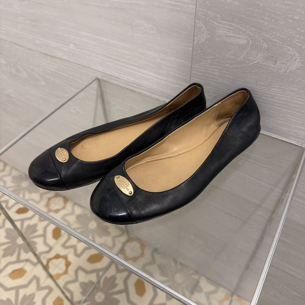 Coach Black Ashley Ballet Flats 6