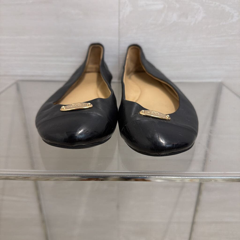 Coach Black Ashley Ballet Flats 6