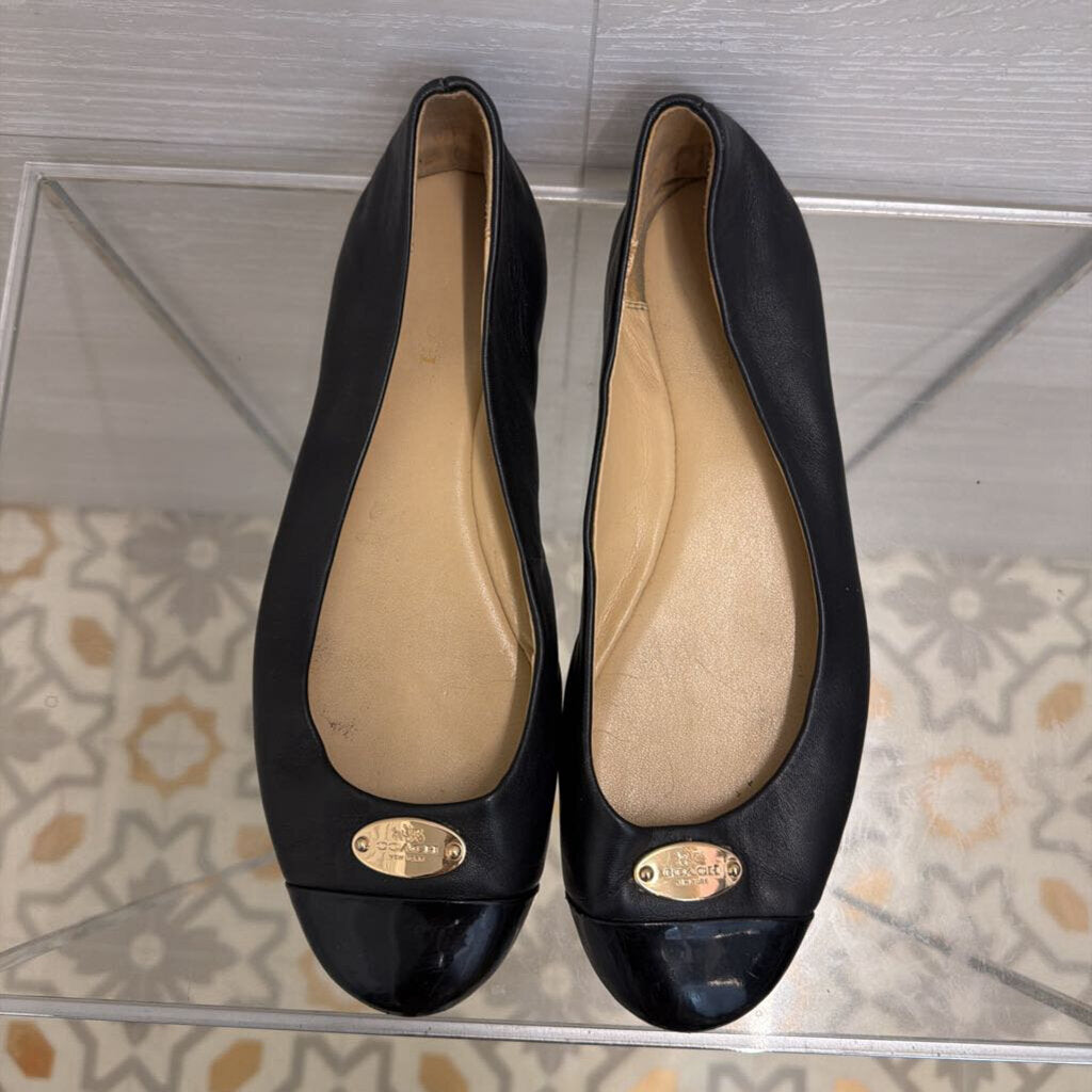 Coach Black Ashley Ballet Flats 6