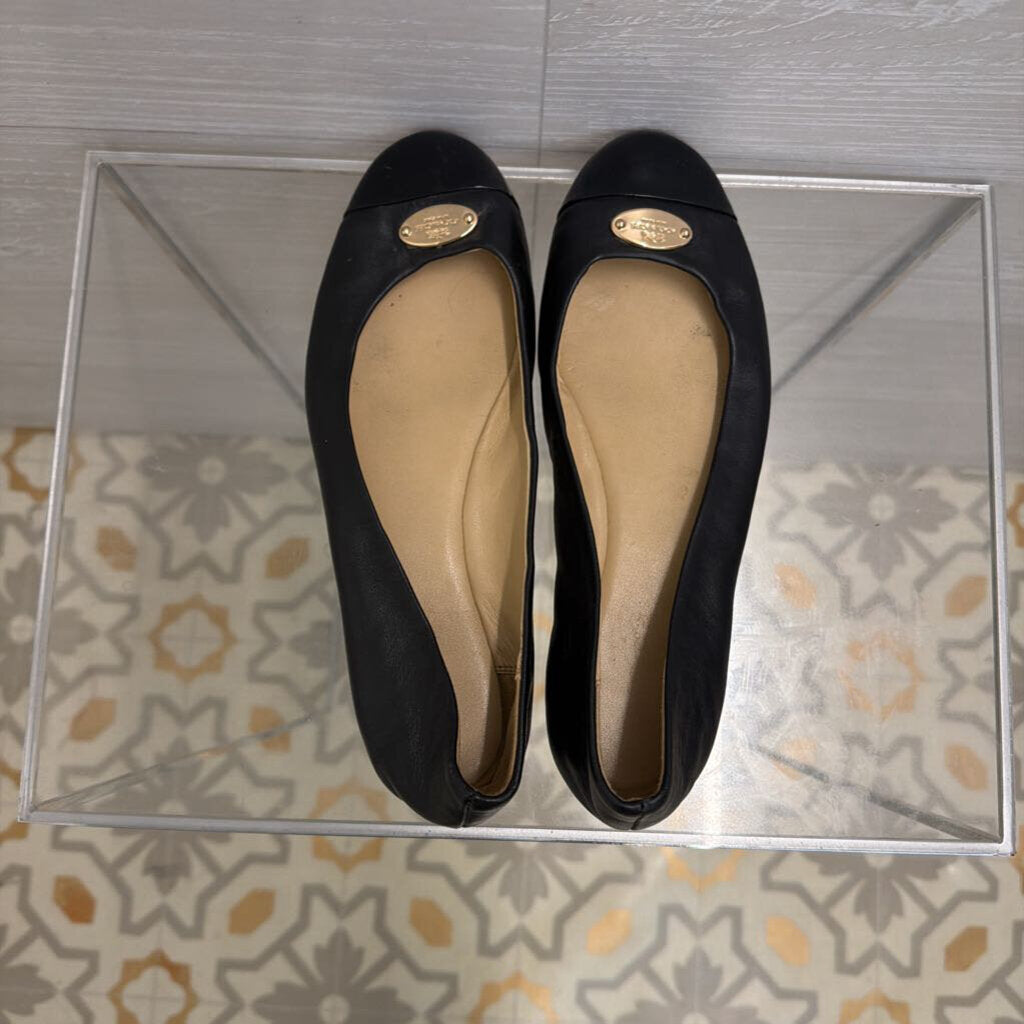 Coach Black Ashley Ballet Flats 6
