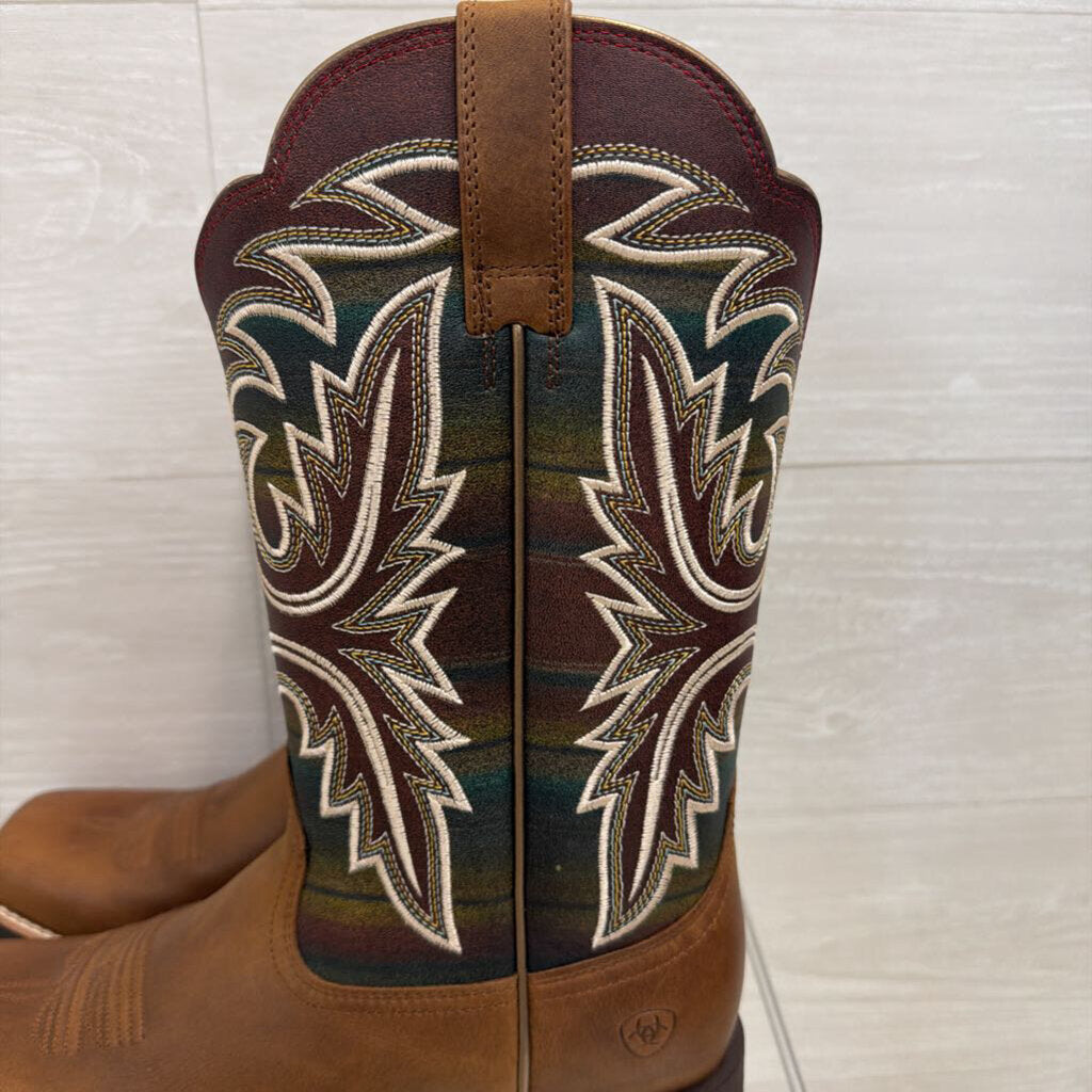 Ariat Brown Lonestar Western Boots 9