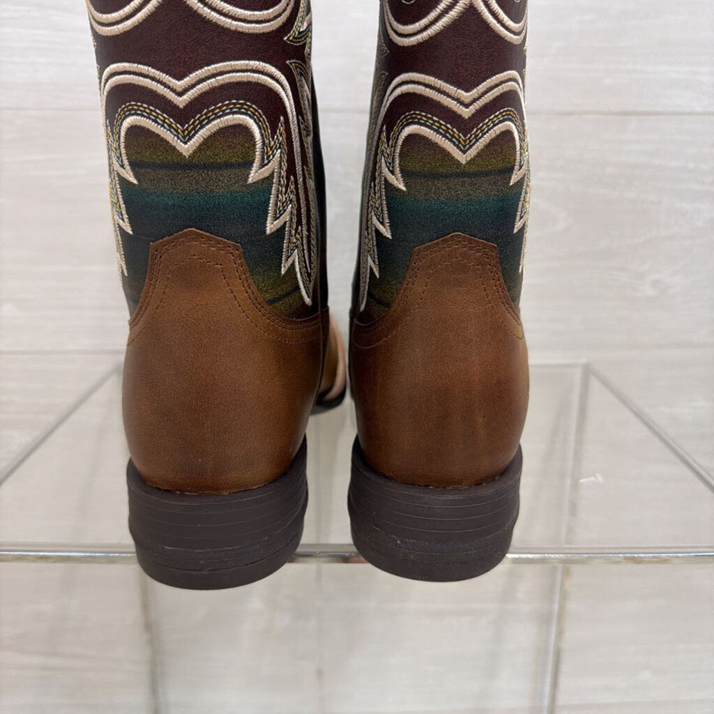 Ariat Brown Lonestar Western Boots 9