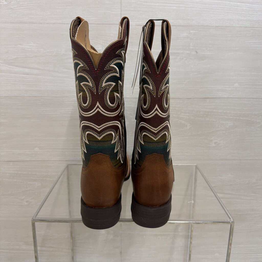 Ariat Brown Lonestar Western Boots 9