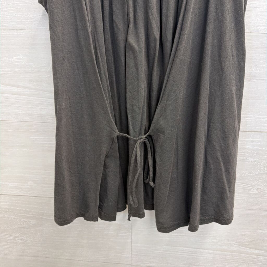 Comune Grey Tie Back Tank Top Extra Small