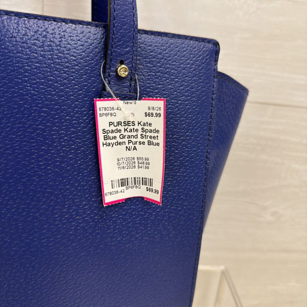 Kate Spade Blue Grand Street Hayden Purse