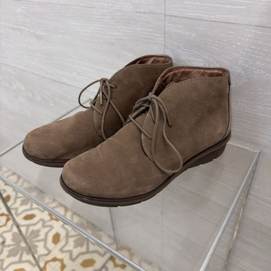 Dansko Grey Soft Leather Joy Ankle Boots 37