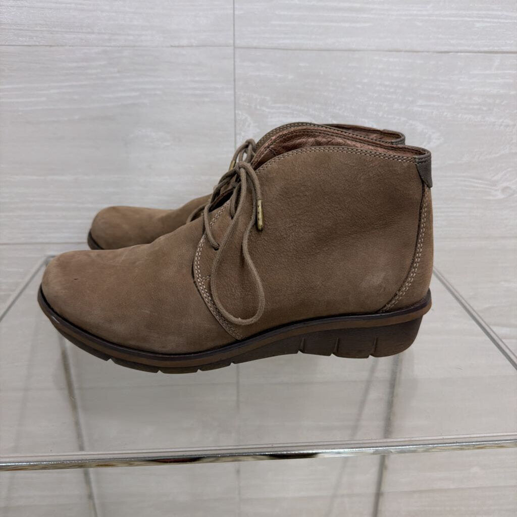 Dansko Grey Soft Leather Joy Ankle Boots 37