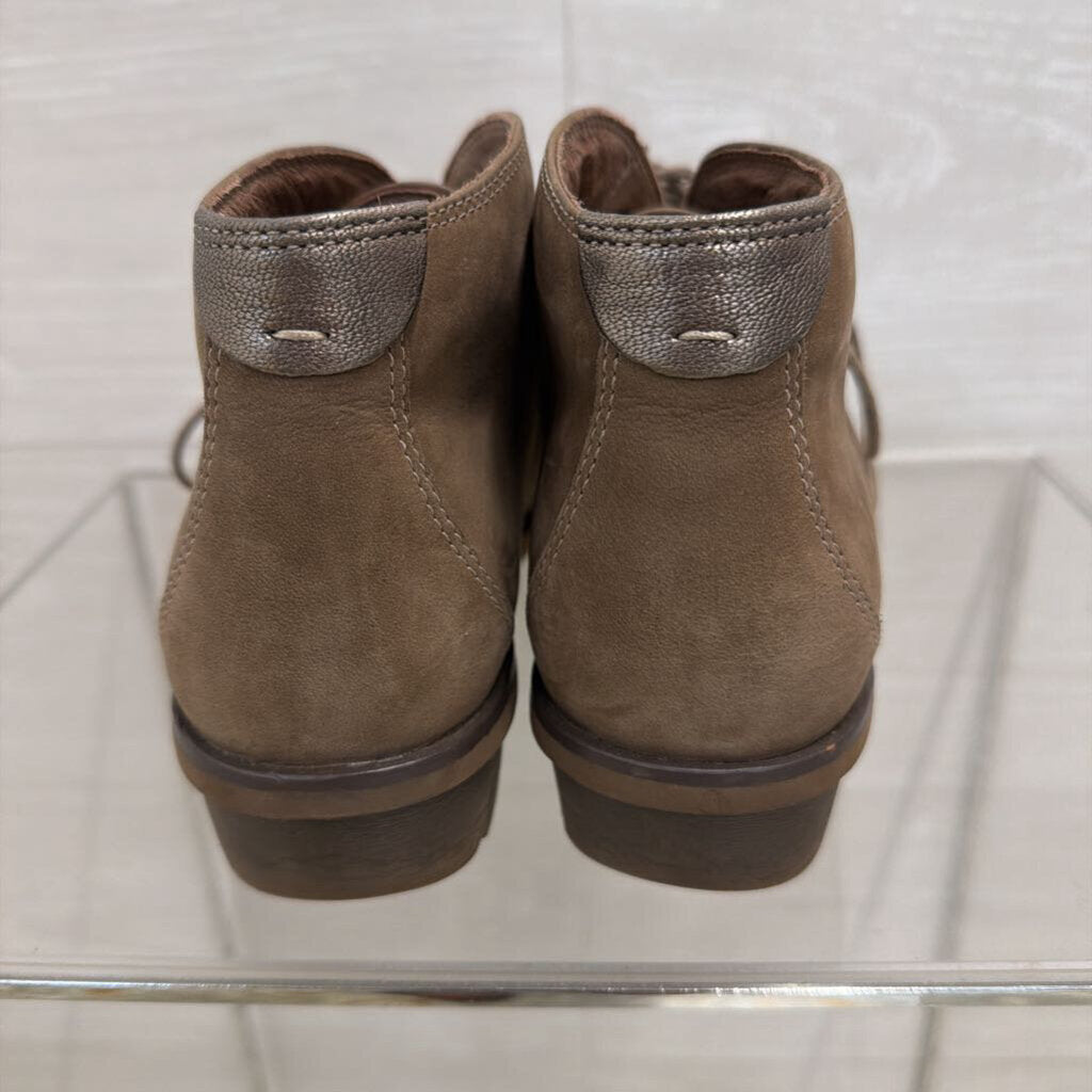 Dansko Grey Soft Leather Joy Ankle Boots 37