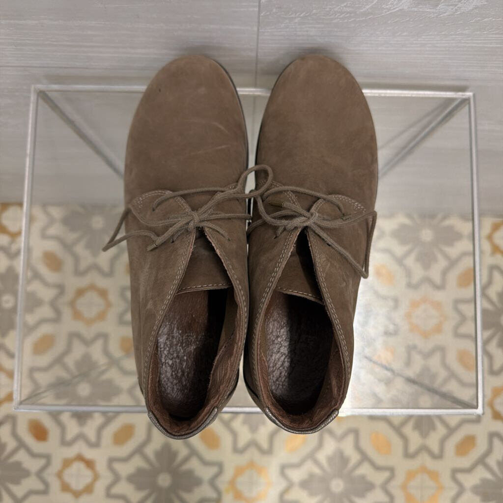 Dansko Grey Soft Leather Joy Ankle Boots 37