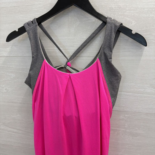 Lululemon Grey/ Pink Layered Tank Top 8