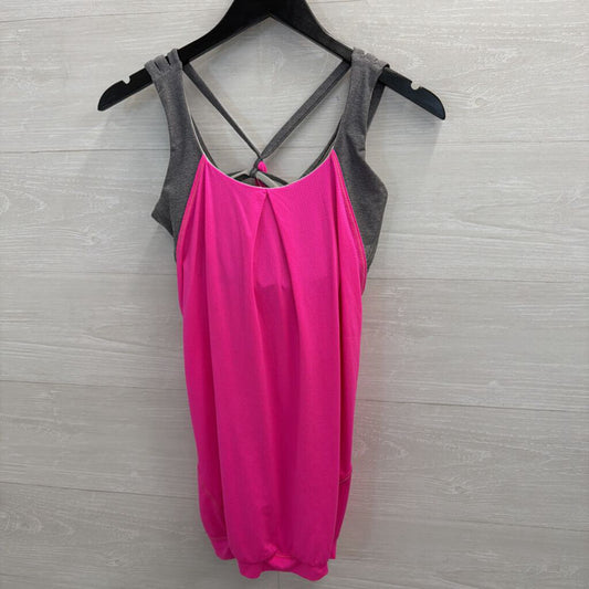 Lululemon Grey/ Pink Layered Tank Top 8