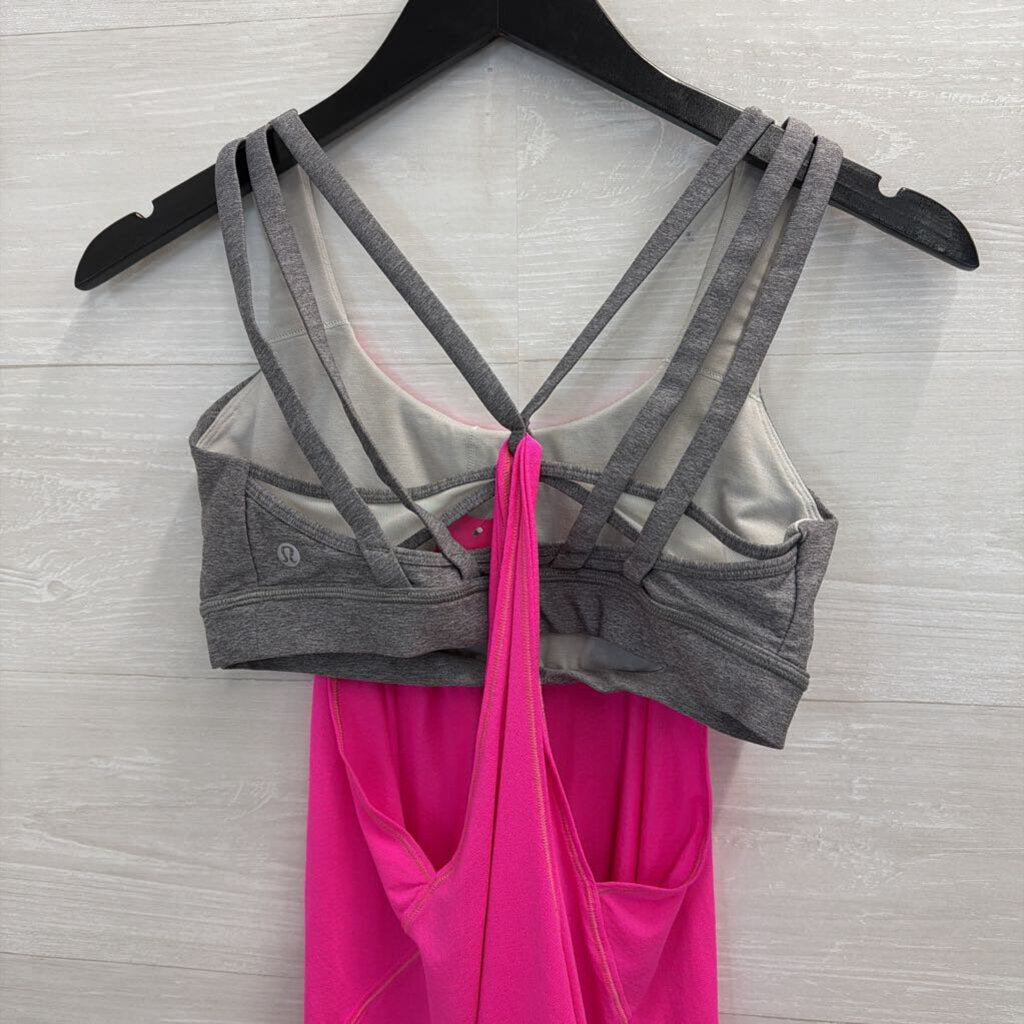 Lululemon Grey/ Pink Layered Tank Top 8