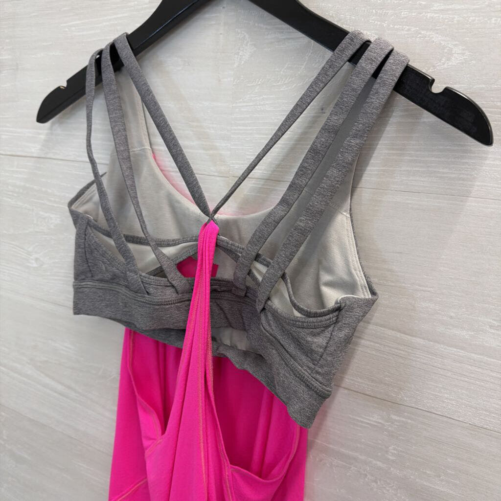 Lululemon Grey/ Pink Layered Tank Top 8