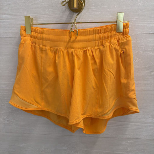 Lululemon Orange Athletic Shorts 4