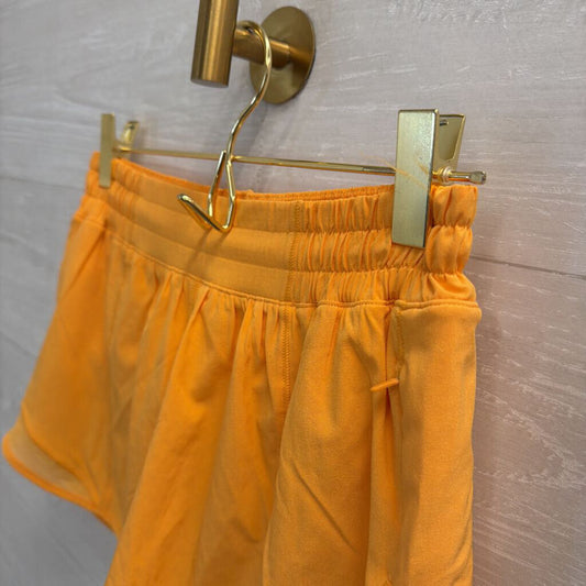 Lululemon Orange Athletic Shorts 4