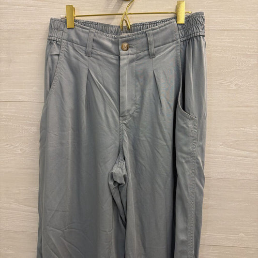 Madewell Blue Wide Leg Trouser Pants 6 Petite