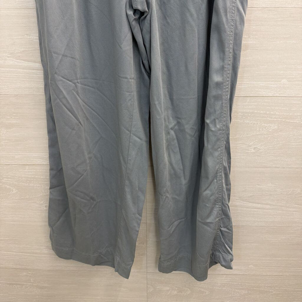 Madewell Blue Wide Leg Trouser Pants 6 Petite