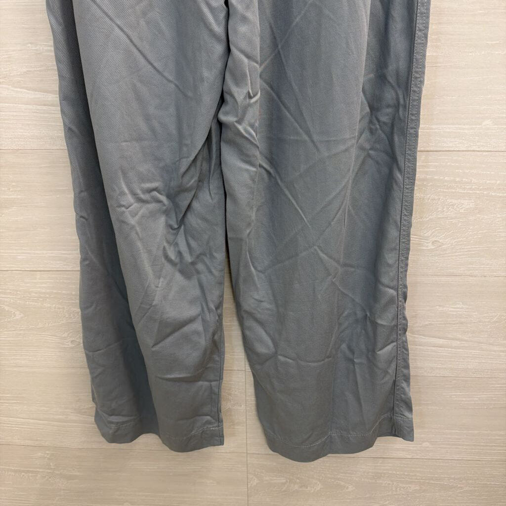 Madewell Blue Wide Leg Trouser Pants 6 Petite