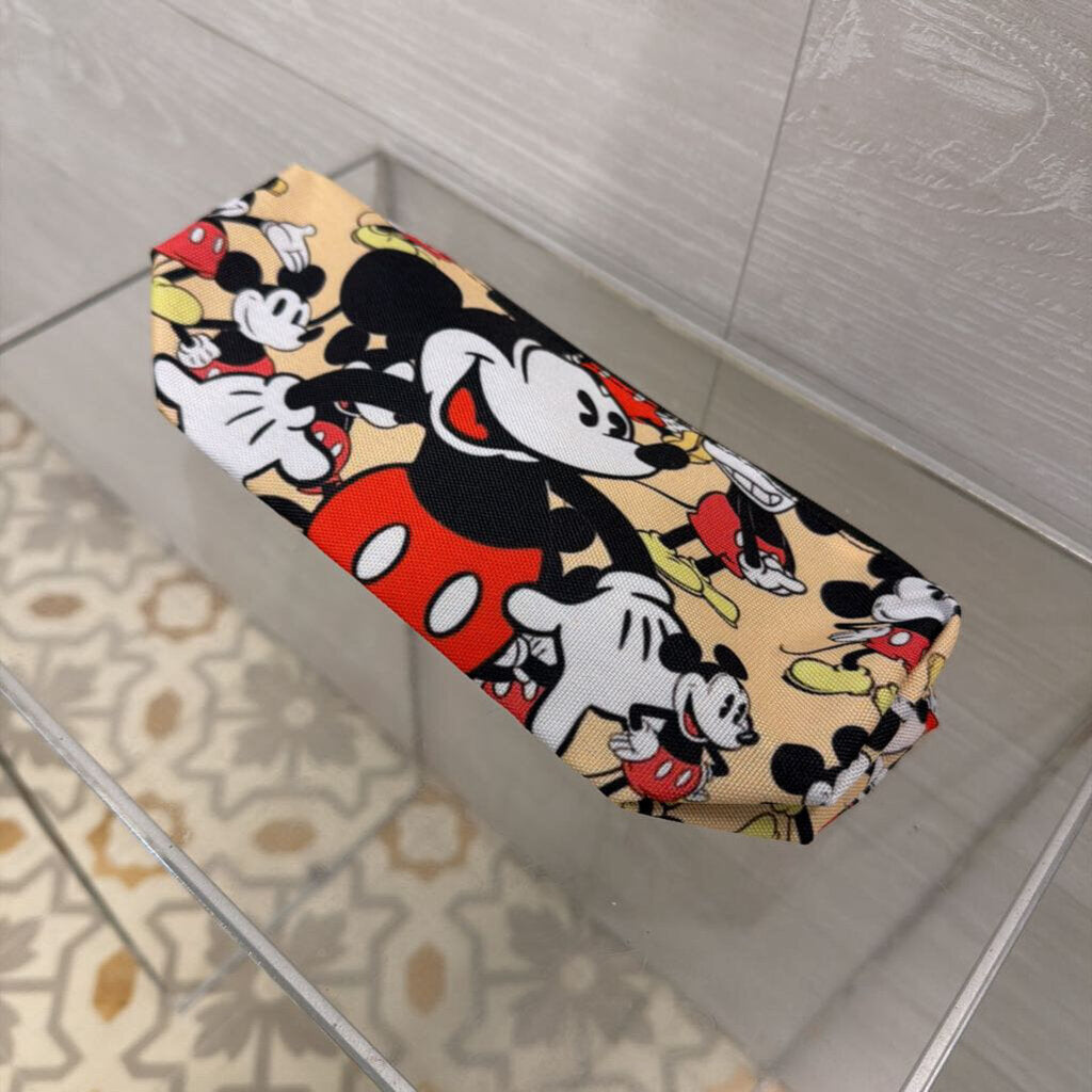 Beige/ Multi Mickey Mouse Small Pouch