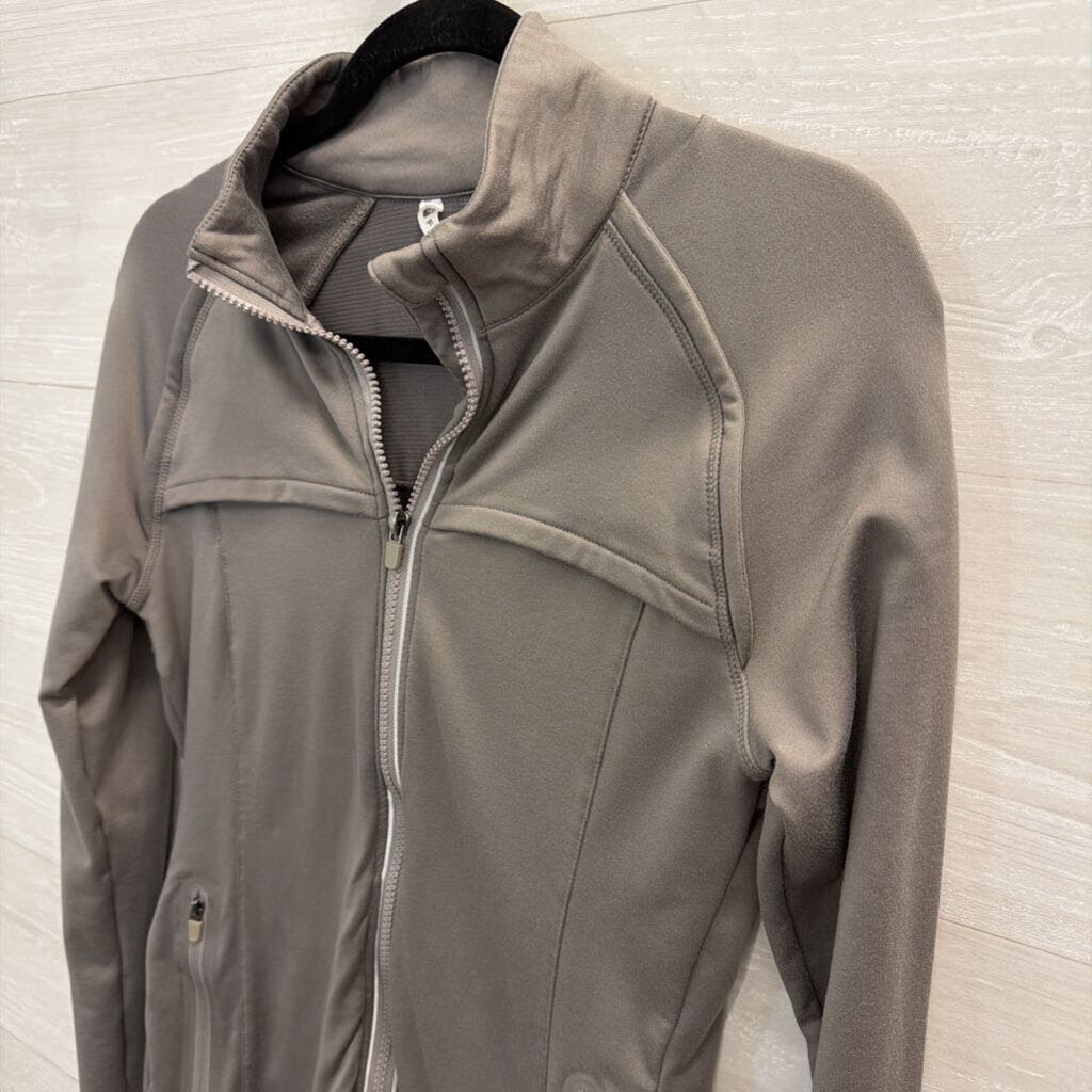 Fabletics Grey Zip Up Jacket Small