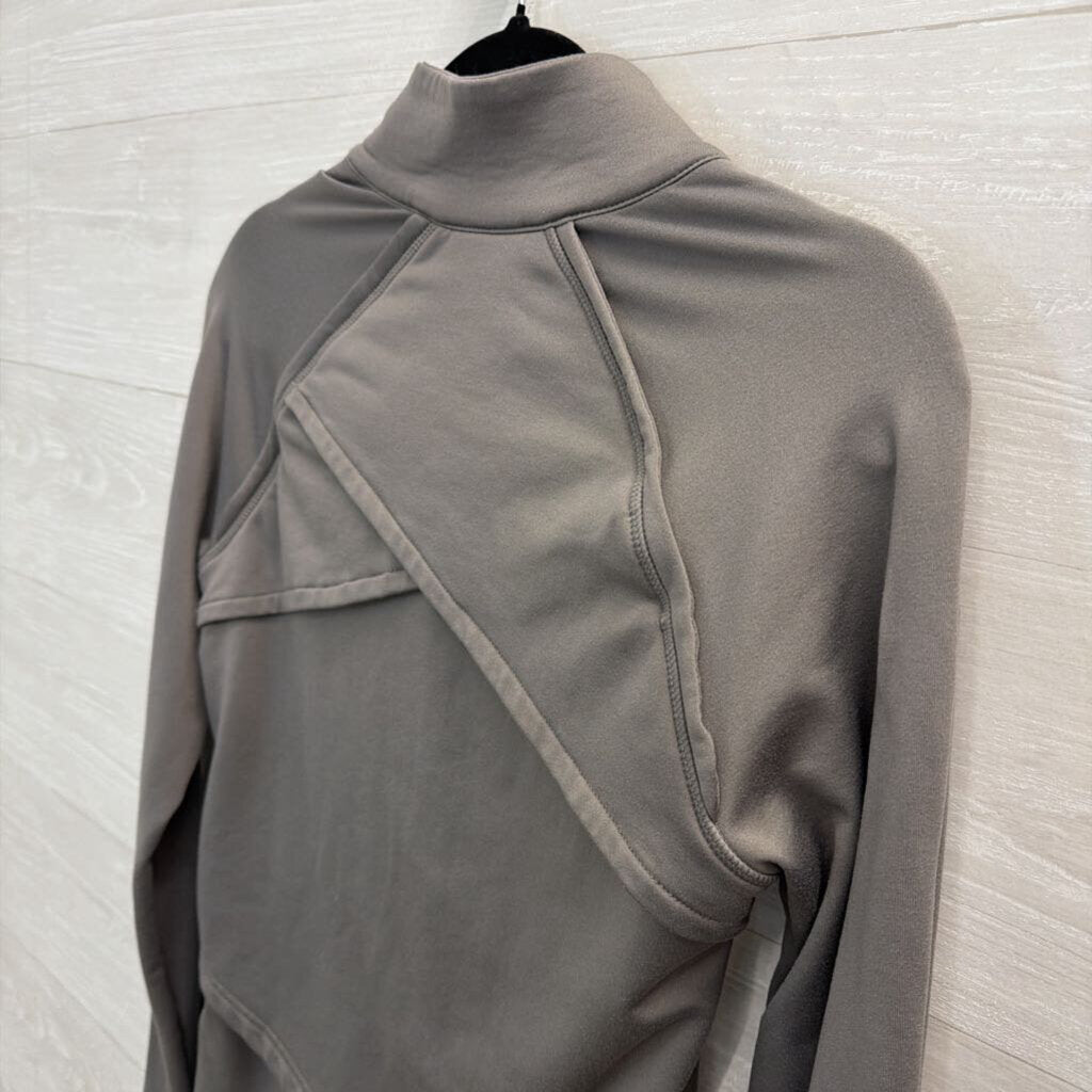 Fabletics Grey Zip Up Jacket Small