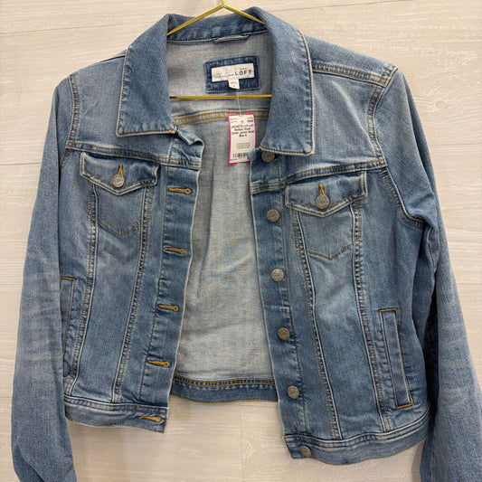 Loft Medium Wash Denim Jacket Small