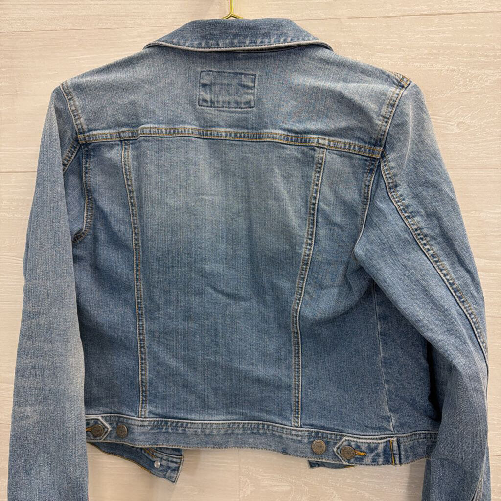 Loft Medium Wash Denim Jacket Small