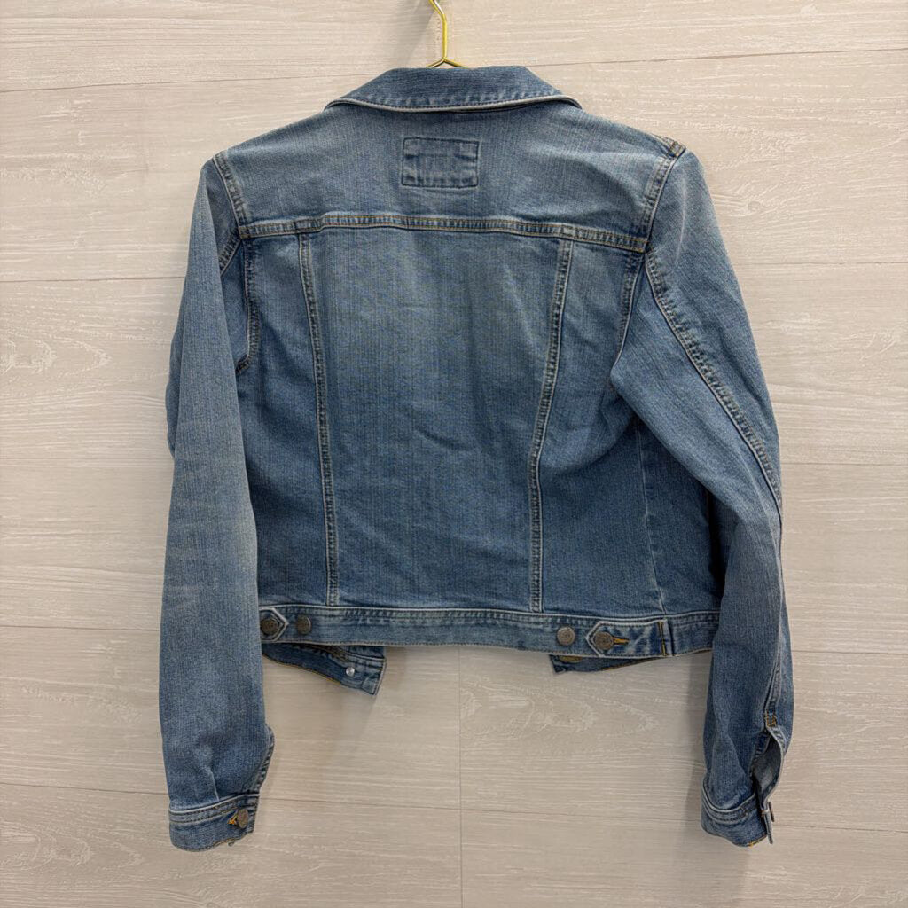 Loft Medium Wash Denim Jacket Small