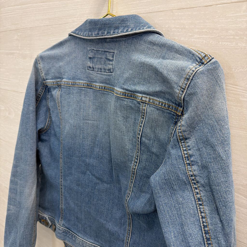 Loft Medium Wash Denim Jacket Small