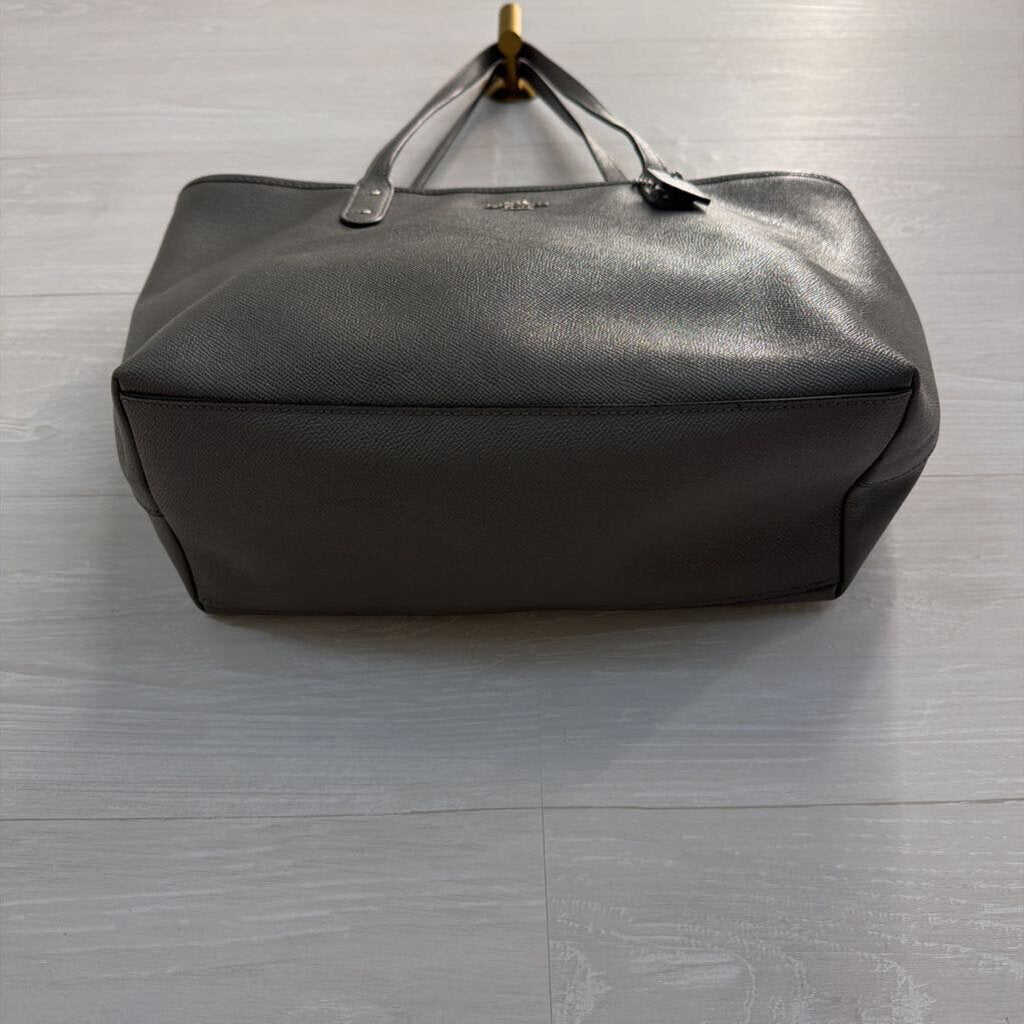 Coach Grey Leather City Zip Tote Purse