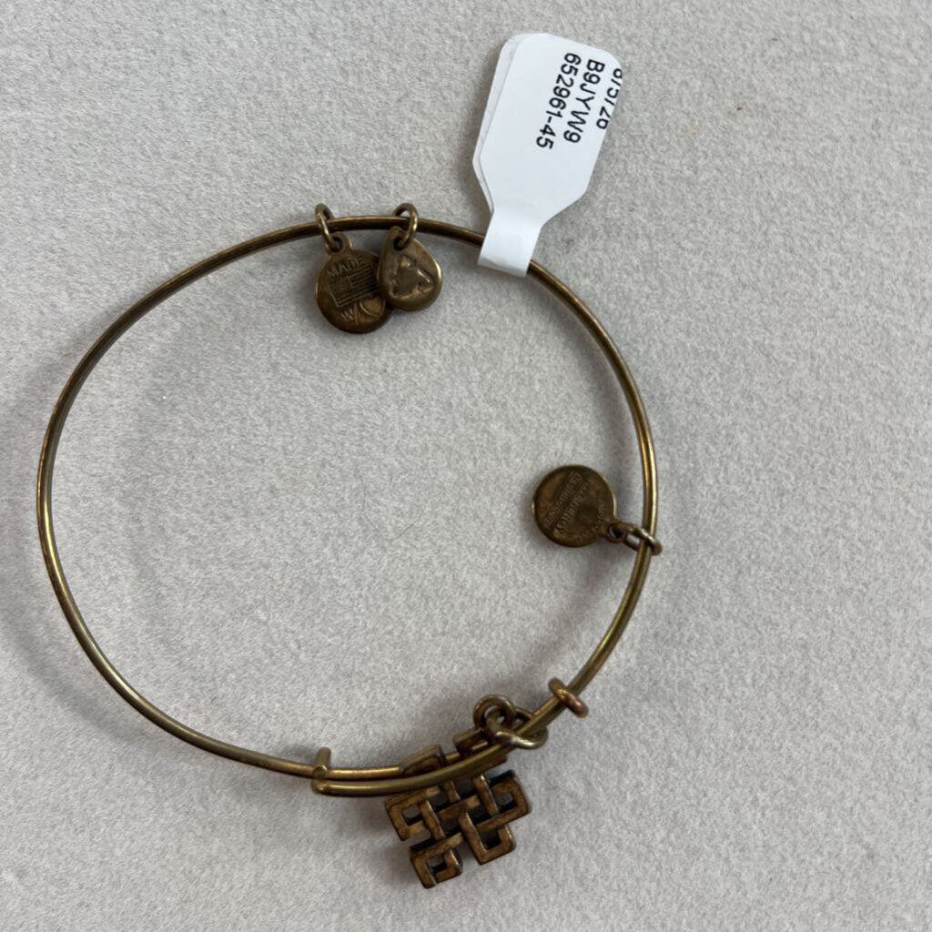 Alex and Ani Gold Charm Bangle Bracelet