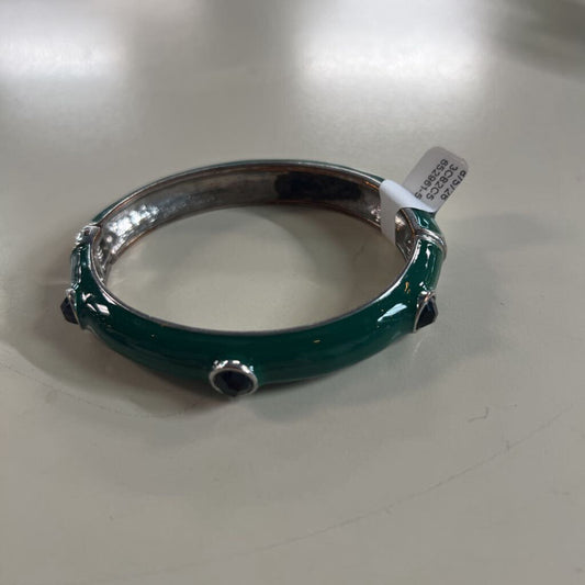 Green/ Black Stone Bangle Bracelet