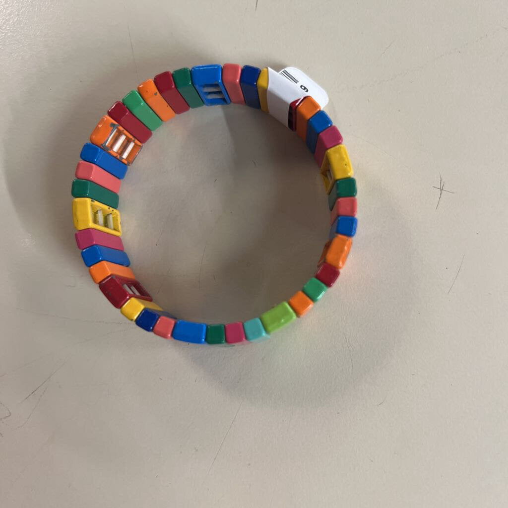 Multi Color Stone Stretchy Bracelet